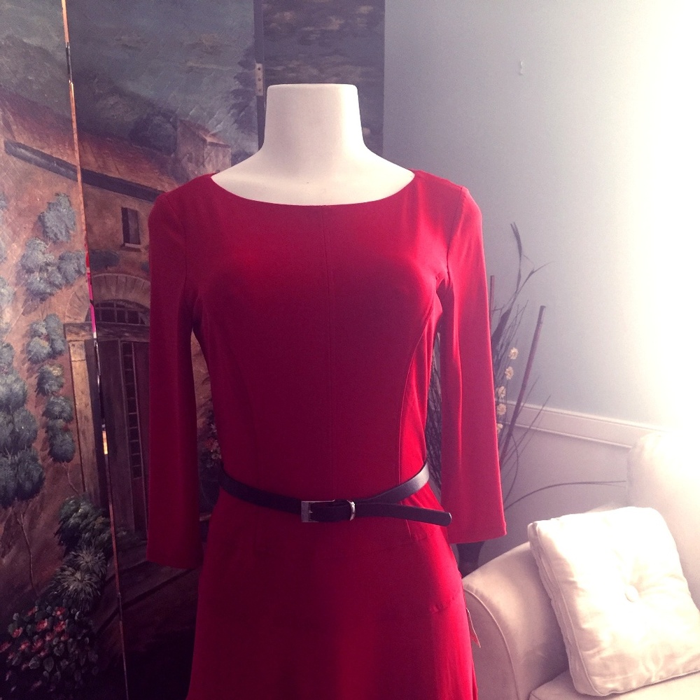 Anne Klein Red Dress